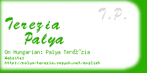 terezia palya business card